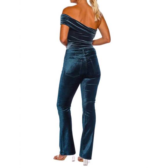 NEW AGOLDE nico velvet boot in blizzard - Picture 3 of 3